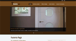 Desktop Screenshot of fusteriapaga.com